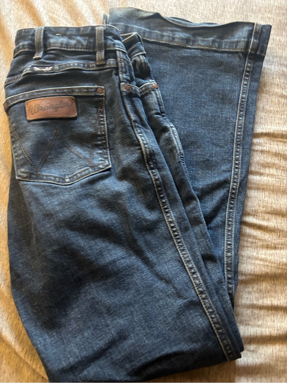 Wrangler Women's Dark Blue Boot Cut Jeans